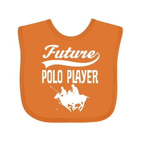 

Inktastic Future Polo Player Childs Sports Gift Baby Boy or Baby Girl Bib