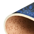 thumbnail image 6 of 60x39in Area Rug Machine Washable Floor Mats Skid-Resistant Backing Carpet for Home Kitchen Bedroom Blue Snowflake Pattern, 6 of 7