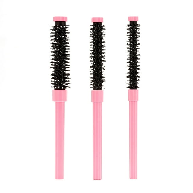 pitrice Fluffy Styling Comb Three Piece Portable Root Comb Curly Hair Comb Set For At Home Or On The Travel Curly Pink) pink