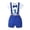 outfits 48#Blue, variant on WAYUTE Toddler First Birthday Outfits Colorful Letter Print Baby Boy Outfit Short Sleeve Suspenders Romper Casual Clothing Sets