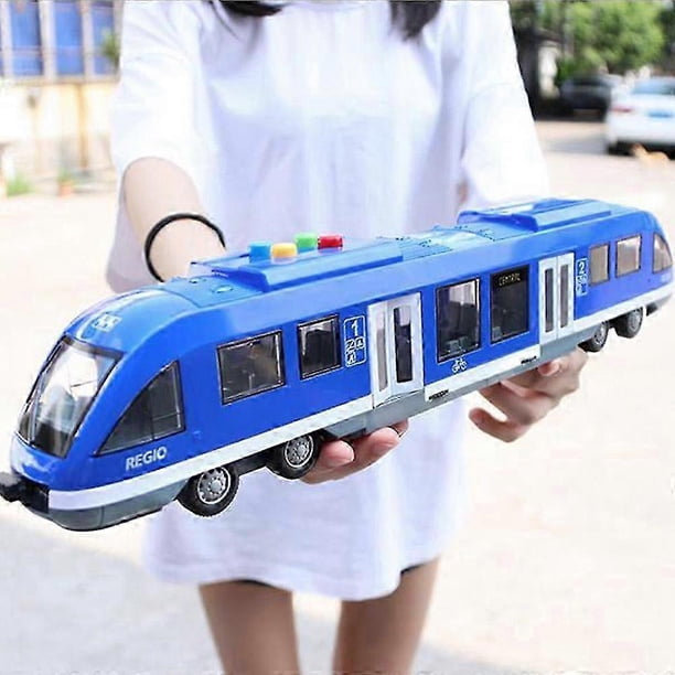 Simulation Urban Subway Toy Car Kids Gift Sound Lighting Simulation Subway Model 26s