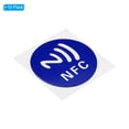 thumbnail image 3 of Uxcell NFC Sticker NFC213 Tag Sticker 144 Bytes Memory Blank Round NFC Tags Blue 10 Pack, 3 of 5