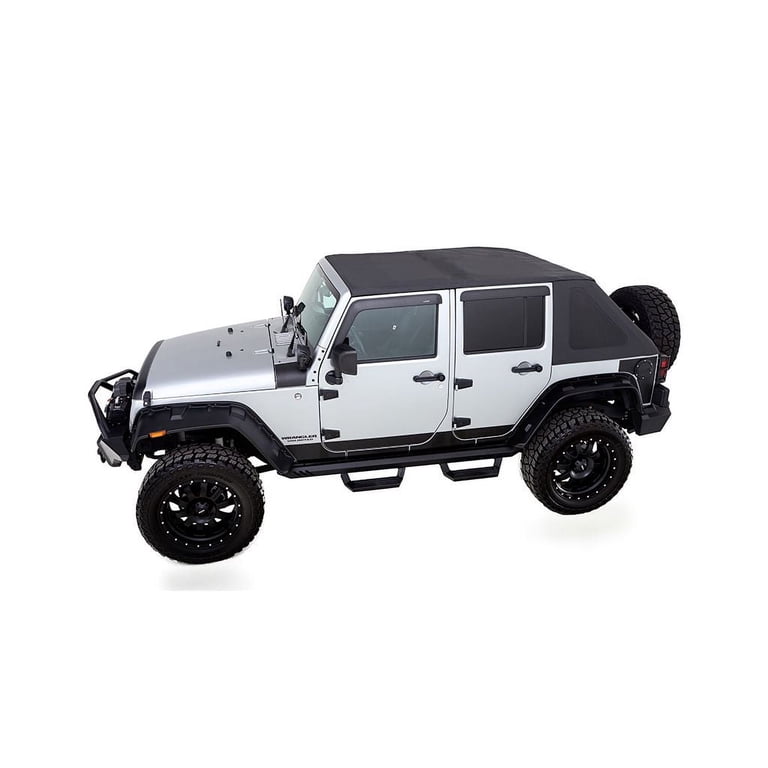 K✳︎ Rampage by RealTruck Trailview Fastback Soft Top for Jeep Wrangler