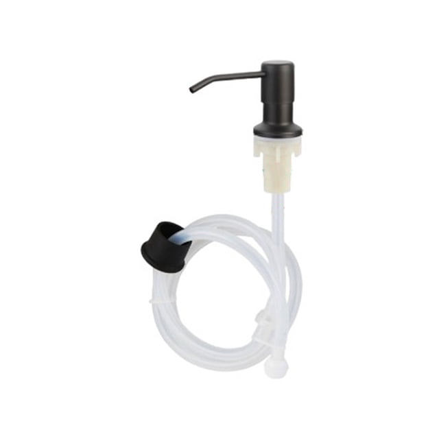 Injueey Dispensador de a mano de acero inoxidable, desmontable, a prueba de fugas, giratorio de 360 grados, tubo de silicona inodoro, Suministros de limpieza para el hogar Negro Injueey HA069452-02