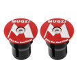thumbnail image 2 of Almencla 2 Pieces Bike Handlebar End Caps, Bike Grips Bar End Caps Locking Expansion Bike Red M Marks, 2 of 8
