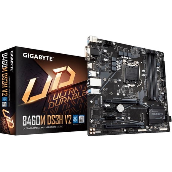 Tarjeta Madre GIGABYTE B460M DS3H V2 AM4 DDR4 Micro ATX Gigabyte TARJETAS MADRE B460M DS3H V2