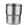 thumbnail image 2 of Taza de acero inoxidable Cola Taza para beber de 300 ml irrompible para café té Plata, 2 of 8