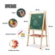 thumbnail image 3 of Pizarron Infantil Doble Cara Blanco/Verde Caballete Ajustabl Marthing Pizarrón Infantil de Madera Doble Cara 45x45 cm,Caballete Ajustable 72-115 cm, Magnético, con Accesorios, Pizarrón Educativo, 3 of 10