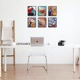 thumbnail image 4 of QTH Graffiti Basketball Wall Art - 8x10 Painting Canvas Art Prints, Set of 6, 4 of 4