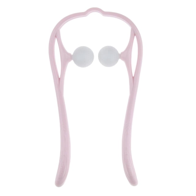 ador de cuello Bola de rodillo Herramienta de auto Hombro Dolor de espalda Alivio de la rigidez Rosado Yuyangstore Rodillo de masajeador de cuello