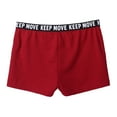thumbnail image 2 of Yeahdor Enfants Filles Danse Jazz Sport Bas d'Entraînement Imprimé Entraînement Physique Course Shorts Rouge 12, 2 of 6