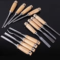 thumbnail image 4 of Professional Woodworking Chisel Set - Eleoption Set Of 12 Sharp Woodworking Tools With Carrying Case - Carpentry Carving Knife Kit Ideal For A First Time Wood Carving Novice, 4 of 6