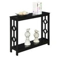 thumbnail image 3 of Pemberly Row Contemporary Ring Console Table in Black Wood Finish, 3 of 4