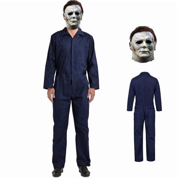 Michael Costume Jumpsuit for Adults β Horror Halloween Outfit with Mask Size LXL