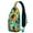 Olive-green-13, variant on Elephant and Wildflowers Boho Style Hiking Backpack – Durable Polyester, Anti-theft Back Pocket, Multi-pocket Design – Artistic Aesthetic