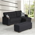 thumbnail image 3 of Ottomanson Origins X Upholstered Storage Ottoman, Dark Blue, 3 of 7