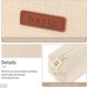 thumbnail image 2 of Small Pencil Case Student Pencil Pouch Coin Pouch Cosmetic Bag Office Stationery Organizer For Teen School-Beige, 2 of 5