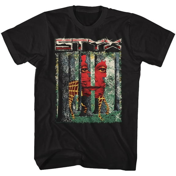 Styx The Grand Illusion Black Adult Classic T-Shirt