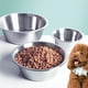 thumbnail image 3 of Comederos y bebederos de acero inoxidable para perros y gatos (paquete de 2) - Platos metálicos para comida y agua., 3 of 5
