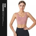 thumbnail image 3 of Women Sports Bra High Support Athletic Crop Tank Top Wirefree Comfort Padded Yoga Fitness Running Bra Adjustable Workout Gym Bra, 3 of 6