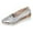 Silver, variant on Women's Casual Shoes On Woven Platform Espadrille Breathable Mesh Lightweight Comfortable Footwear for Everyday Use