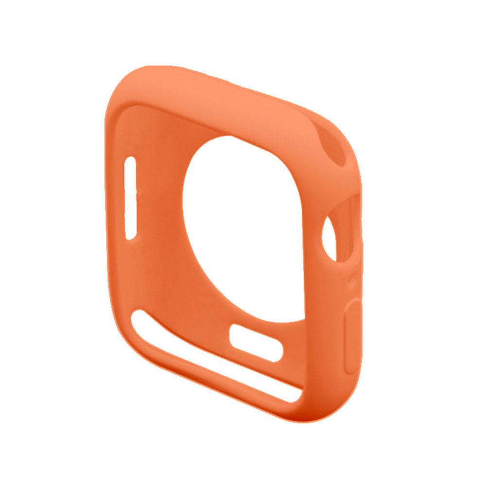 Soft Silicone Bumper Cover Case for Apple Watch Series 7 Cover Frame
