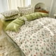 thumbnail image 4 of Juego de cama de cuatro piezas suave y acogedor para dormitorios de estudiantes con estampados frescos, apto para camas de 70,86 pulgadas., 4 of 6
