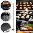 thumbnail image 3 of 3pcs Grill mat BBQ Grill Mats Non Stick Reusable Grilling mats for Gas Grill - Baking Pads Nonstick use, 3 of 4