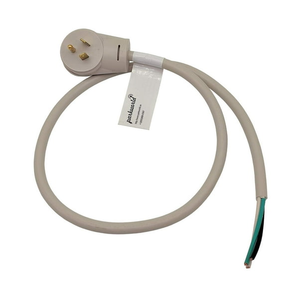 Parkworld 61583 NEMA 7-20 Plug Male AC Power Cord for 20A 277V 5540W (7-20P, 3FT)