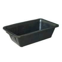 Horse Feed Pan Rubber Feeder 10 Quart Heavy Duty Rectangle Animal Feeding Bowl for Pets Livestock Farm