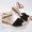 black, variant on Women's Low Heel Summer Sandals: Adjustable Ankle Strap Design with Open Toe & Platform Wedge Sole - Breathable Casual Beach shoes Comfort