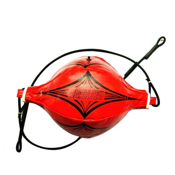 Leather Boxing Ball Speed Dodge Ball Double End Boxing Sports Punch Bag Workout