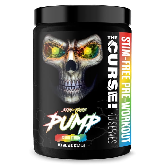 JNX SPORTS antes del entrenamiento ¡La maldición! Pump Sour Candy, 40 porciones