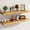 Natural Finish-Live Edge-30", 2-Pack, variant on Solid Elm Wood Live Edge Floating Shelves For Wall 24 X 8 Inch Rustic Set Of 2 With Invisible Brackets Living Room Bedroom Kitchen