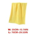 thumbnail image 5 of Tyidzon Soft Absorbent Face Towels, Wash Cloths for Showering, 13.7" X 29.5" Towels for Bathroom, Home, Hotel, Office, School, SPA, Hiking, Sport, Yellow, 5 of 5