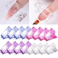 thumbnail image 2 of 5/10 Pzs Pinzas De Uñas Acrílicas De Gel Transparente Puntas De Construcción Rápida Extensión UV Abrazaderas Manicura Gao Jinjia unisex, 2 of 2