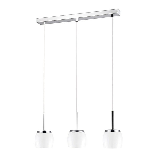 Lámpara Colgante Tecnolite HOME modelo Amara 180W Cromo opalino