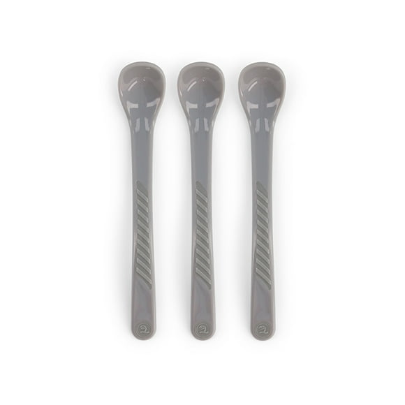 Set de 3 Cucharas de Alimentación Twistshake, 6+ Meses, Ergonómicas, Libres de BPA Color Gris