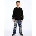 thumbnail image 3 of Happy Cherry Boys Jeans Denim Pants Ripped Kids Skinny Jeans Fit Trousers Casual 6-7 Year, 3 of 6