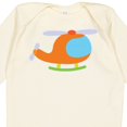 thumbnail image 4 of Inktastic Helicopter Cute Flying Boys or Girls Long Sleeve Baby Bodysuit, 4 of 5