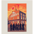 thumbnail image 2 of It Derry Sunset Poster Art Adult Sand Long Sleeve Hoodie-Large, 2 of 2