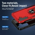 thumbnail image 3 of for Samsung Galaxy A16 5G Case, Slim Fit Military Grade Drop Tested Dual Layer Shockproof Case with 360 Ring Holder Kickstand Protective Rugged Car Magnetic Non-Slip Phone Case,Red+Black, 3 of 9