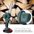 thumbnail image 4 of 21v Portable Mini Electric Pruning Saw Rechargeable Small Wood Spliting Chainsaw One Handed Woodwork, 4 of 5