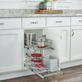 thumbnail image 2 of Rev-A-Shelf 5WB2-0922CR-1 9x22in 2-Tier Wire Pull Out Cabinet Drawer Basket, 2 of 12