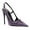 Purple, variant on Women Pointy Toe Cutout Slingback strap Buckle Pumps Bows Stiletto High Heels Studded Sandals Sexy Party Club Shoes Size 10 Purple