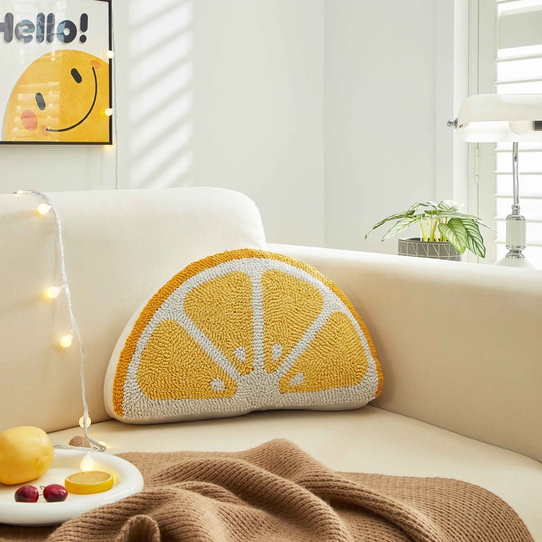 Mainstays by Becky G. & Alejandra Lemon Slice Decorative Pillow
