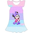 thumbnail image 2 of Ropa de niñas pequeñas de Disney, vestido de princesa de malla de manga corta de Minnie Mouse, Vestidos de fiesta de cumpleaños, disfraz de niñas pequeñas, ropa 10T Gao Jinjia LED, 2 of 2