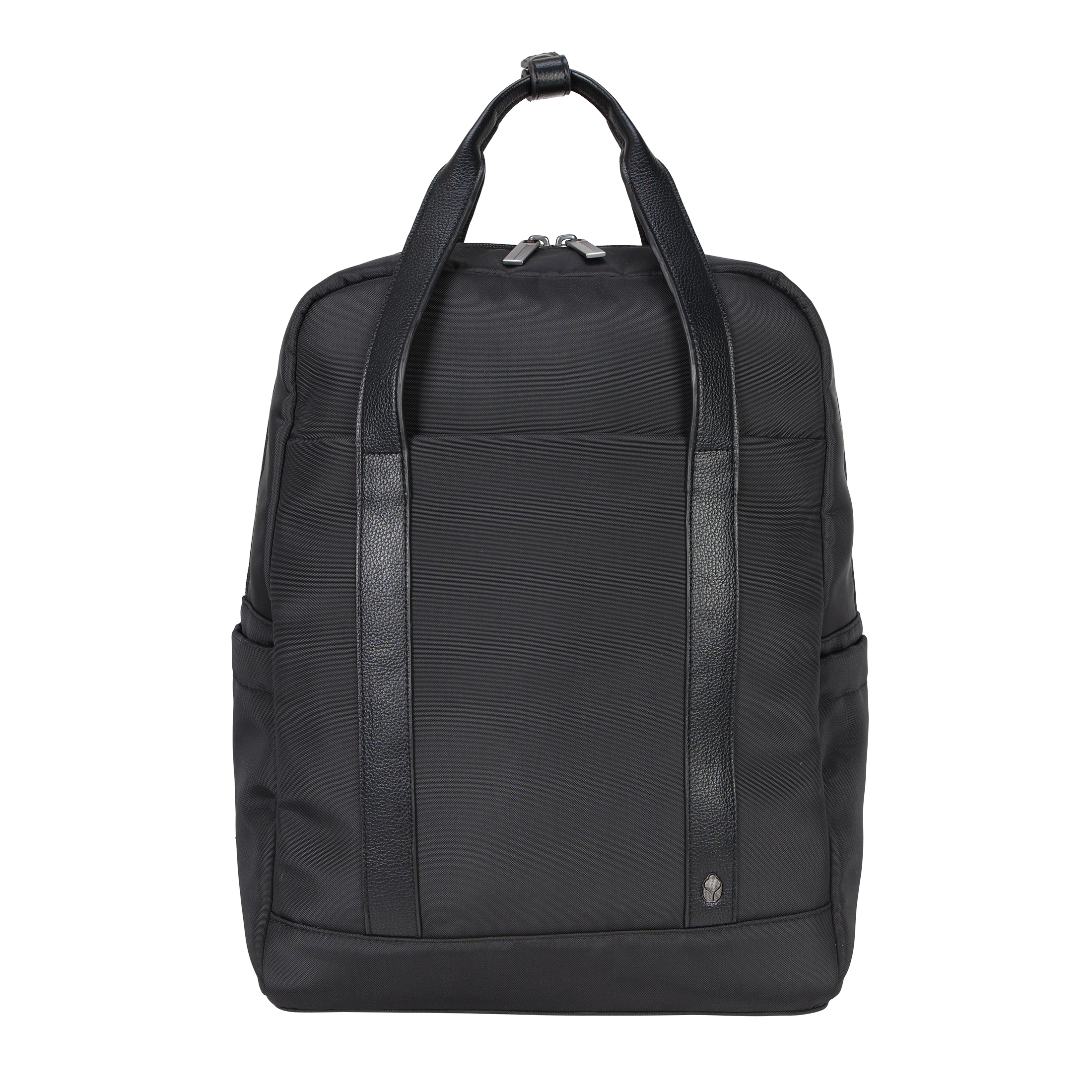 btL 16-inch Nylon Convertible Travel Backpack Tote with 15-inch Laptop Sleeve, Black