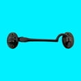 thumbnail image 3 of Renovators Supply Door Latch Lock 4" Hook Brass Swivel Style Hook and Eye Latch for Door in Oil Rubbed Bronze Finish w/Screws, 3 of 5