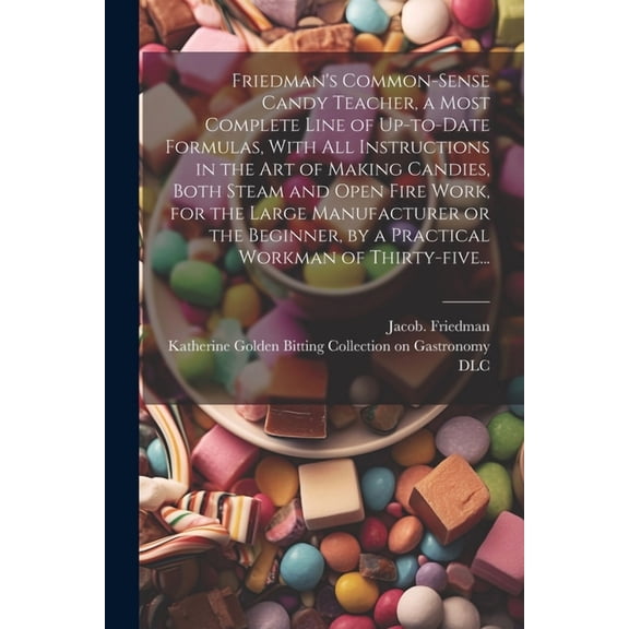 Friedman's Common-sense Candy Teacher, a Most Complete Line of Up-to-date Formulas, With All Instructions in the Art of , (Paperback)